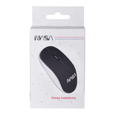 Mouse Ns-Mis03 Nasa By Techzone Inalambrico Negro