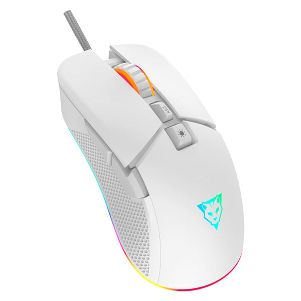 Mouse Ocelot Creators Alambrico, Blanco, Rgb, 7 Botones, Hasta Dpi 7200, Ocelot Gaming