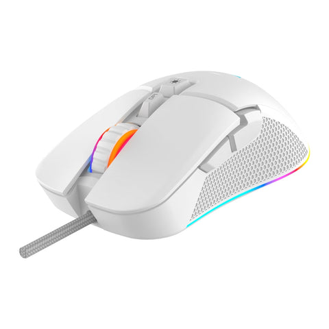 Mouse Ocelot Creators Alambrico, Blanco, Rgb, 7 Botones, Hasta Dpi 7200, Ocelot Gaming