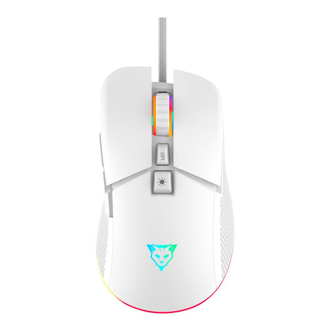 Mouse Ocelot Creators Alambrico, Blanco, Rgb, 7 Botones, Hasta Dpi 7200, Ocelot Gaming