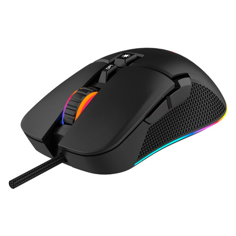 Mouse Ocelot Creators Alambrico, Negro Con Gris, Rgb, 7 Botones, Hasta Dpi 7200, Ocelot Gaming