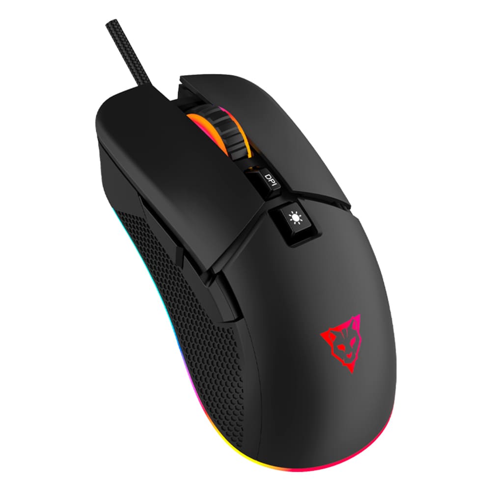 Mouse Ocelot Creators Alambrico, Negro Con Gris, Rgb, 7 Botones, Hasta Dpi 7200, Ocelot Gaming