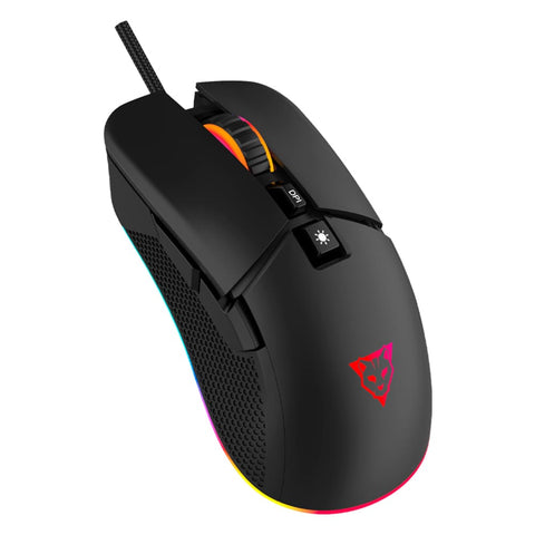 Mouse Ocelot Creators Alambrico, Negro Con Gris, Rgb, 7 Botones, Hasta Dpi 7200, Ocelot Gaming