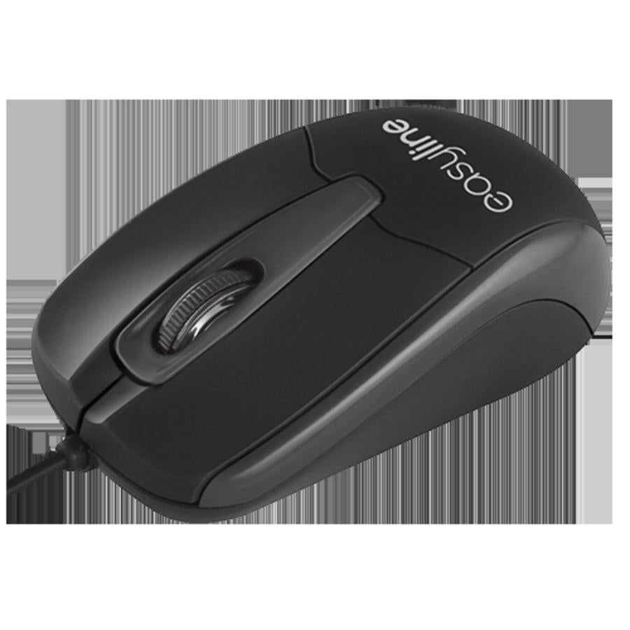 Mouse Optico Alambrico Easy Line By Perfect Choice Compatible Con Windows Xp, Vista, Mac Os Usb Negro