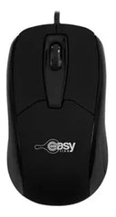 Mouse Optico Alambrico Easy Line By Perfect Choice Compatible Con Windows Xp, Vista, Mac Os Usb Negro