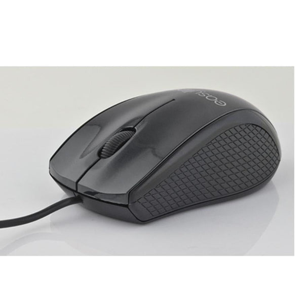 Mouse Optico Alambrico Easy Line By Perfect Choice Negro Usb Compatible Con Windows Xp,Vista,7, Mac Os