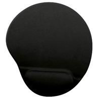 Mouse Pad Brobotix Con Almoadilla De Gel, Antiderrapante, Negro