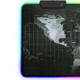Mouse Pad Brobotix Gamer, Antiderrapante, Planisferio Iluminado
