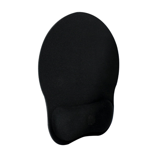 Mouse Pad Ghia Ergonomico Con Almohadilla De Gel Memory Foam Color Negro