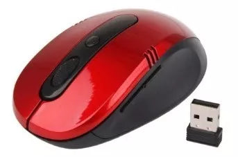 Mouse Recargable Inalmbrico 1 600 Dpi Perfect Choice Rojo
