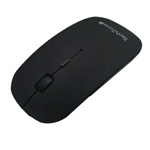 Mouse Techzone Tz18mouinamp-Ng Recargable Usb Mousepad Negro