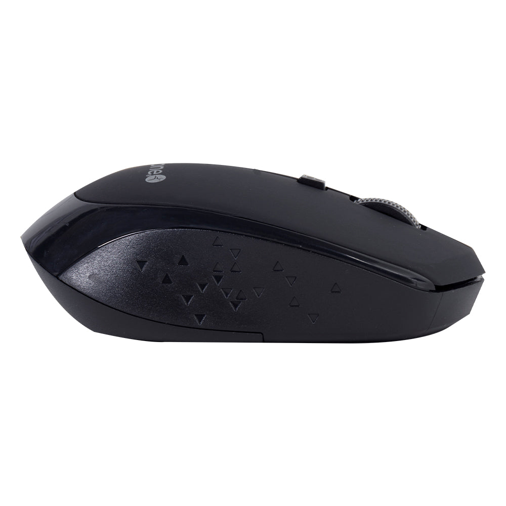 Mouse Techzone Tz19mou01-Ina Optico Inalambrico 1000 Dpis Ergonomico Negro
