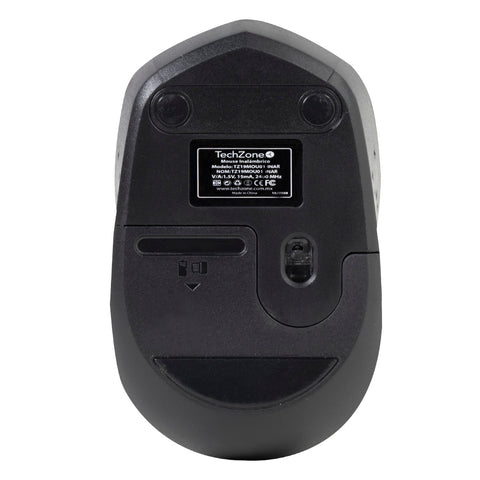 Mouse Techzone Tz19mou01-Inar Optico Nano Usb Botones Rojo