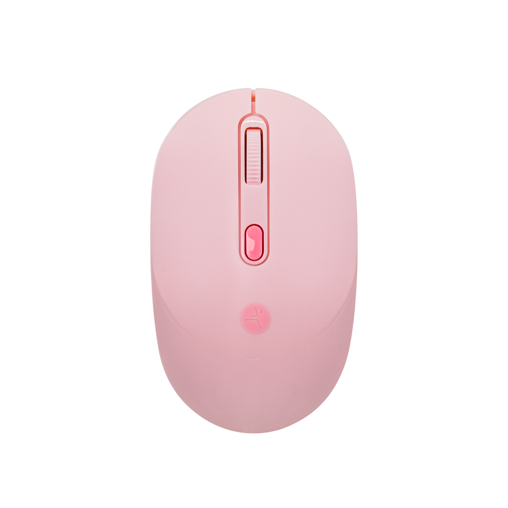 Mouse Techzone Tzmoug202-Ina Inalambrico Ergonomico Nano Usb Rosa