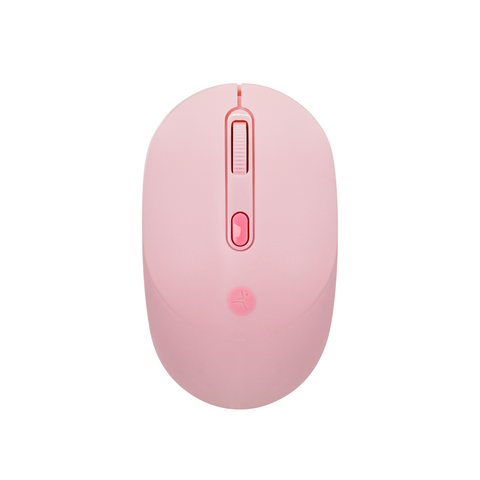 Mouse Techzone Tzmoug202-Ina Inalambrico Ergonomico Nano Usb Rosa