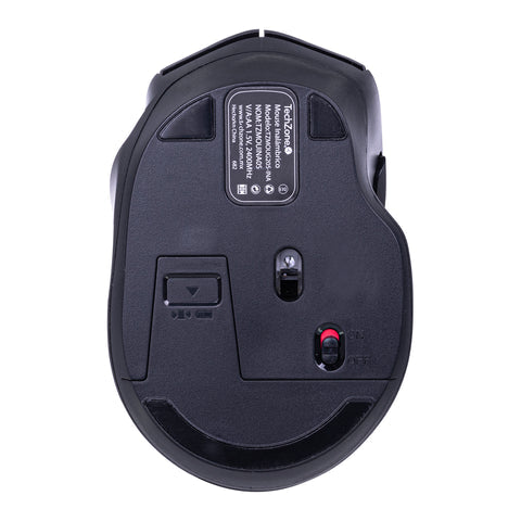 Mouse Techzone Tzmoug205-Ina Inalambrico 6 Botones Nano Usb Negro