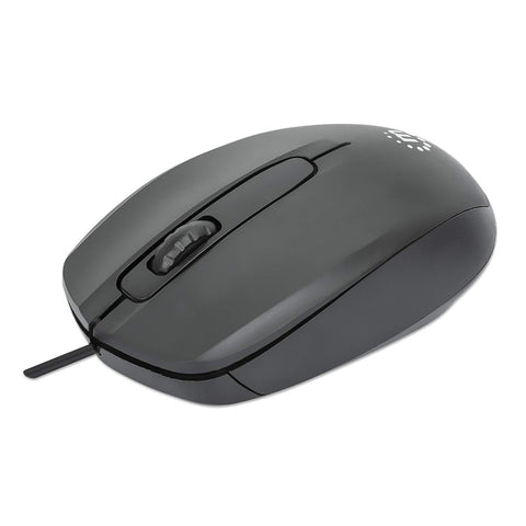 Mouse Usb Negro Estandar Manhattan 190190