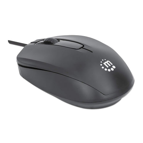 Mouse Usb Negro Estandar Manhattan 190190