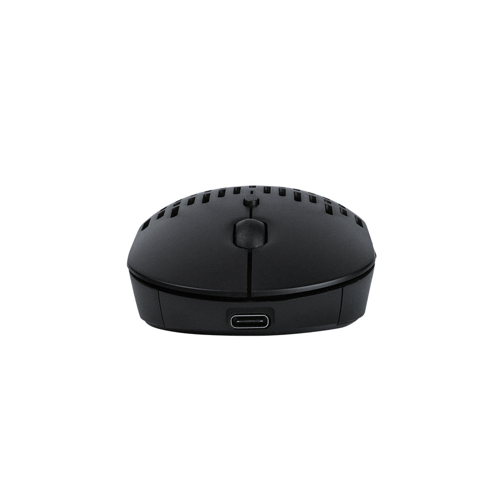Mouse Vorago Inalambrico Tipo C Y Bt 2400 Dpi Recargable Negro Mo-208