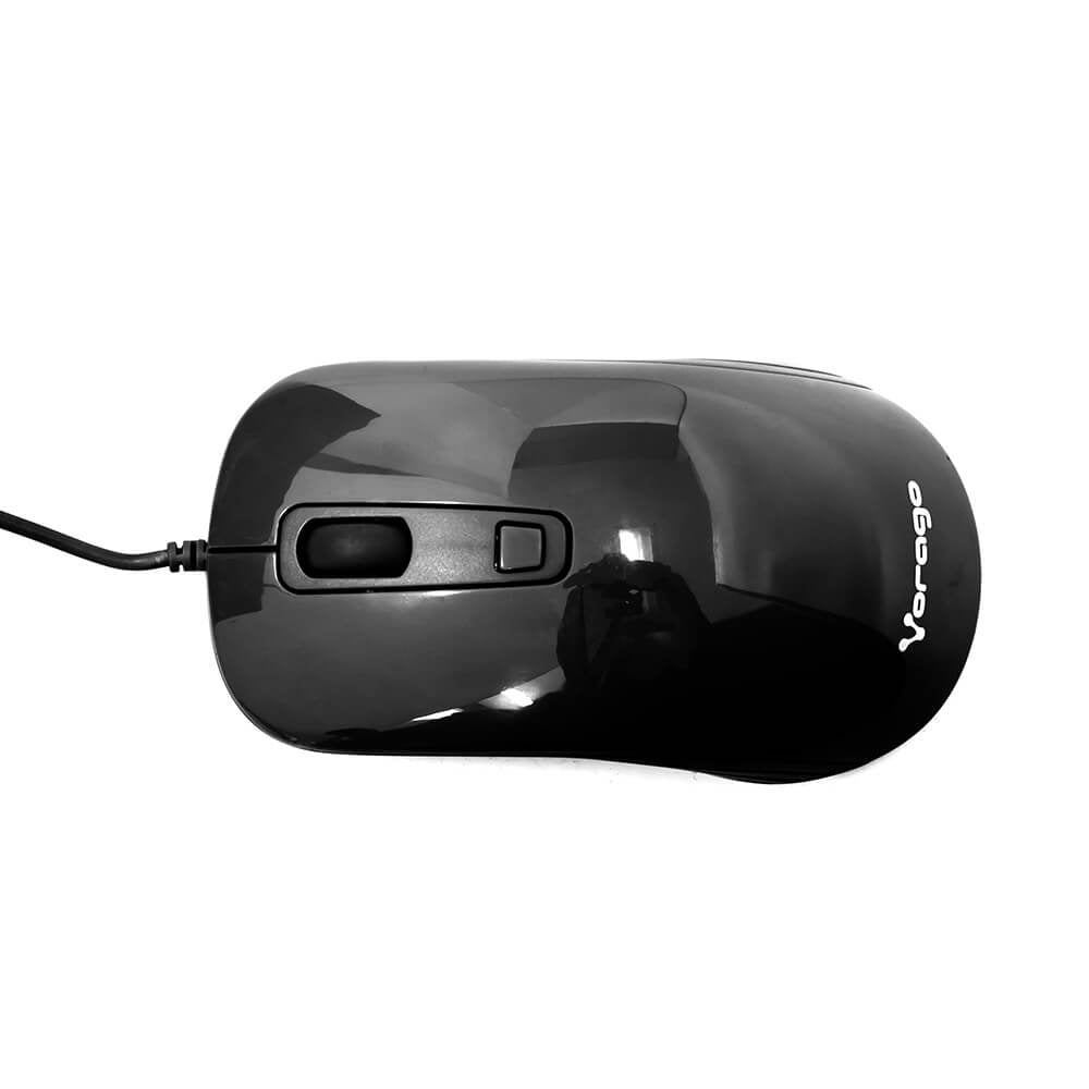 Mouse Vorago Mo-102 Negro Optico Alambrico