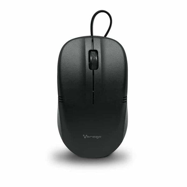 Mouse Vorago Mo-103 Negro Optico Alambrico Usb, 3 Botones, 1,000 Dpis