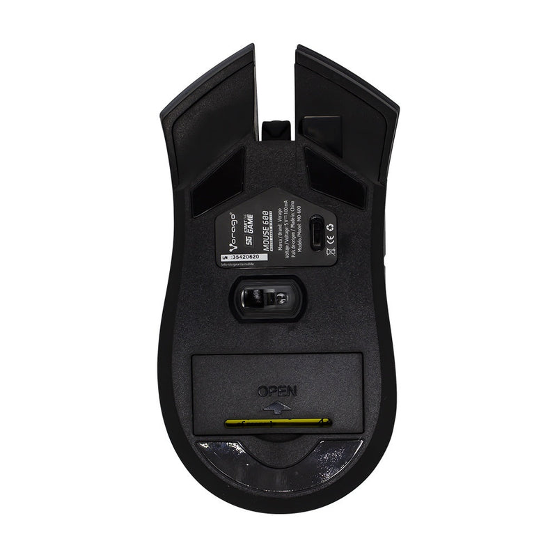 Mouse Vorago Start The Game Wireless 2.4dpis, 6 Bt, Recargable Mo-600