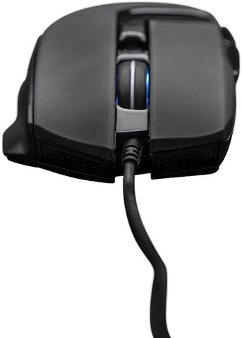 Mouse Yeyian Gamer Mo1001 Sabre 1001 Optico Led 6 Btns 1.5Mts,  3200 Dpi