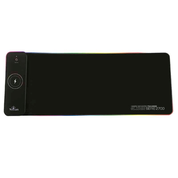 Mousepad Gamer Yeyian Ygg-68902 Flex Carga Inalambrica, Rgb Antiderrapante, Glider 2700