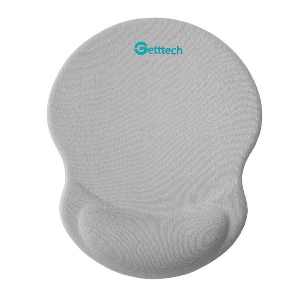 Mousepad Getttech Ggd-Std-01-Gy Con Reposamuñecas, Gris