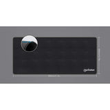 Mousepad Manhattan Para Gaming Xxl 80x35cm Resiste Agua Negro 425490