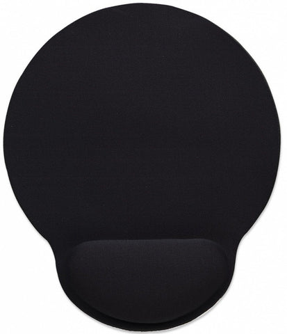 Mousepad Manhattan Tipo Gel Descansa Muñeca Negro 434362