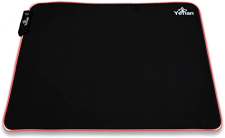 Mousepad Yeyian Gamer Mp2035 Krieg 2035 Rgb Led Antiderrapante