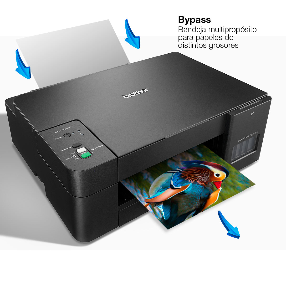 Multifuncional Brother Dcpt220 Inyeccion De Tinta Continua Color