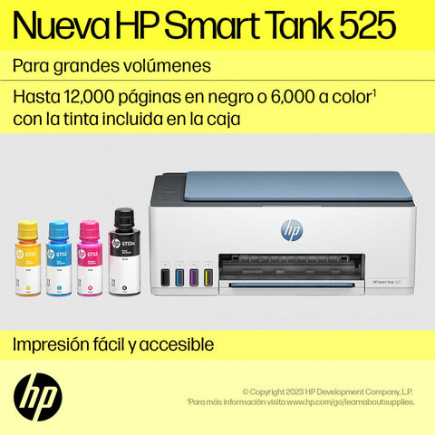 Multifuncional Hp Smart Tank 525 (1f3w3a)