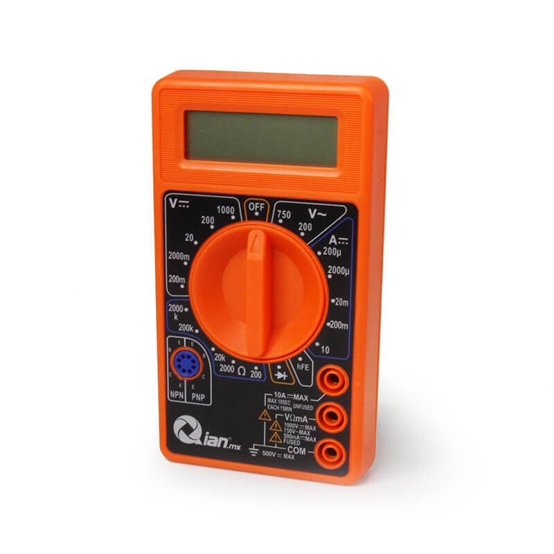 Multimetro digital qian qad-690010 lcd 3 1/2 digitos(cuenta 1999) 0.5"