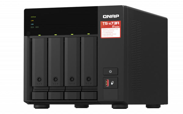 Nas De 4 Bahias Qnap, Iscsi Ip-San, Amd Ryzen V1000 (Ts-473A-8G-Us)