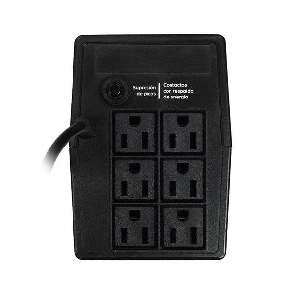 No Break, Ups Ghia 1000va, 480w, 6 Contactos, Con Regulador Y Supresor De Picos