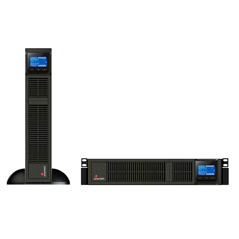 No Breaks - Ups  Marca Smartbitt 1kva, 900w,Torre, Rack 2u, 120v, 8 Contactos (Sbol1krt2u-1)