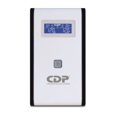 Nobreak, Ups Marca Cdp R-Smart1010 1000va, 500w 6 Contactos Lcd Regulador Bateria