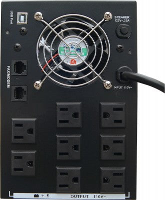 Nobreakvica 3000va, 1800w 8 Tomas, Rj45 Pantalla Lcd (S 3000)