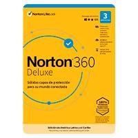 Norton 360 Deluxe, Total Security, 3 Dispositivos, 2 Años, Descarga Digital