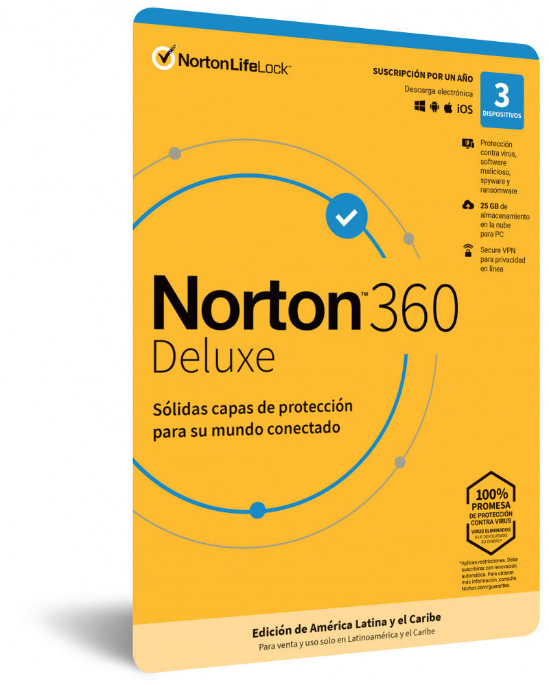 Norton 360 Deluxe, Total Security 3dv 1yr (Tmnr-033)