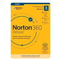 Norton 360 Deluxe, Total Security, 5 Dispositivos, 1 Año, Descarga Digital