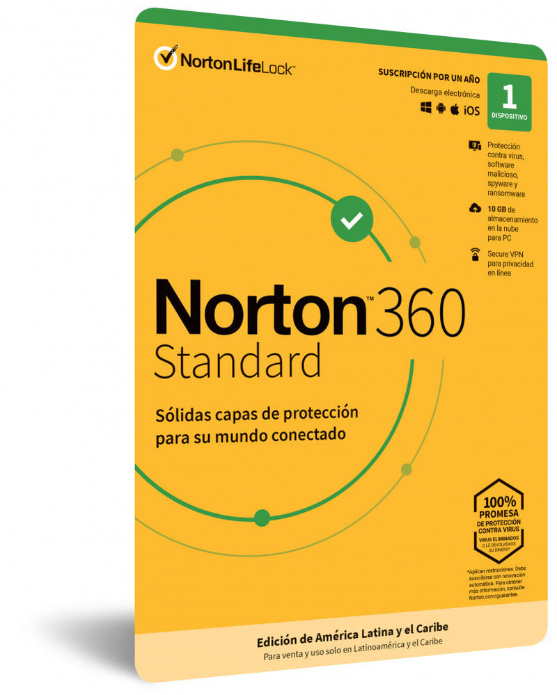 Norton 360 Standard, Internet Security 1dv 1yr (Tmnr-032)