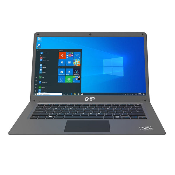 Notebook Ghia Libero 14.1 Plug Hd Intel Celeron N4020 Dual Core 1.10 Ghz Ram 4gb Emmc 128gb Bahia 2.5 Camara Frontal 0.3 Mpx Wifi-Bt Lan Mini Hdmi Win 10 Color Gris