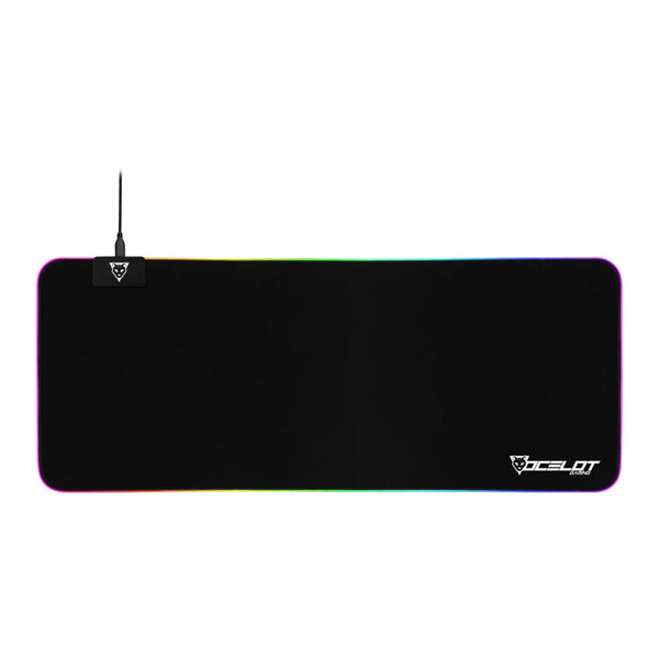 Ocelot Mouse Pad De Tela Extendido Rgb Con Software Integrado