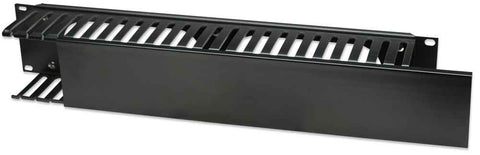 Organizador Horizontal De Cables Intellinet 19 2u Con Tapa 168458