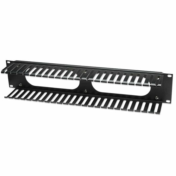 Organizador Horizontal De Cables Intellinet 19 2u Con Tapa 168458