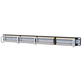 Panel De Parcheo 24 Puertos Cat6 Utp 1u Para Rack 19 Intellinet 520959