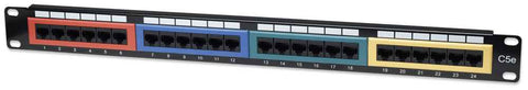 Panel De Parcheo Cat5e 24 Puertos Utp 1u Intellinet 513678